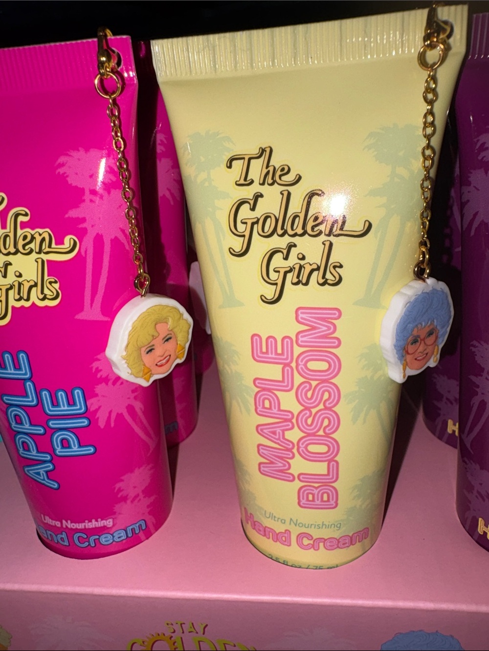 4 Piece Set - The Golden Girls Hand Creams w/ Charms - 2.5 fl oz - Picture 4 of 14